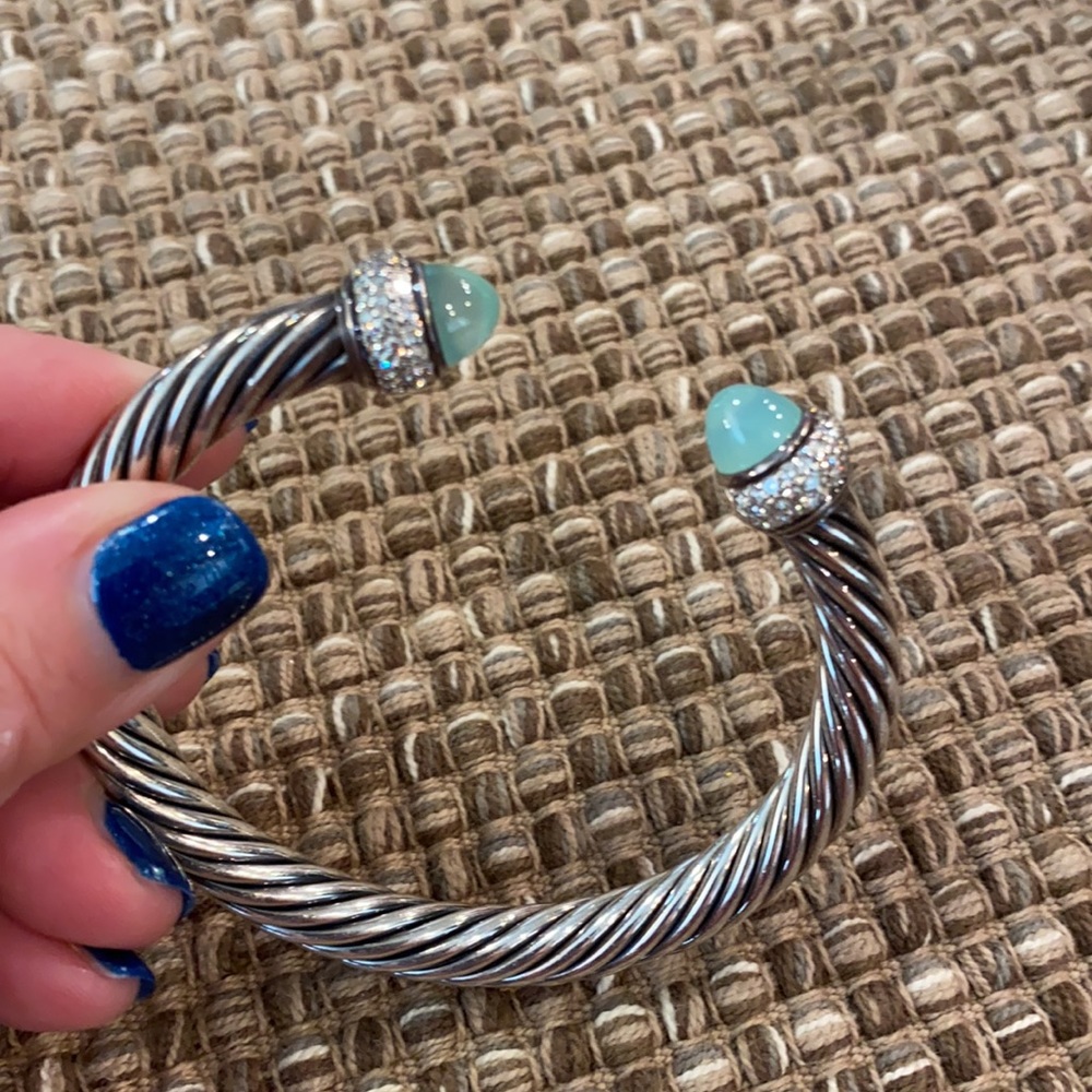 DAVID YURMAN ✨🩵HP🩵✨ 7mm Cable Cuff - Authentic - Picture 2 of 16